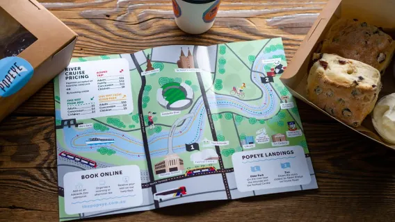 Adelaide: crociera sul fiume Torrens Popeye Devonshire Tea