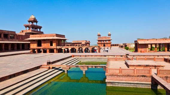 아그라에서 델리까지 파테푸르시크리 경유 가이드 투어 포함