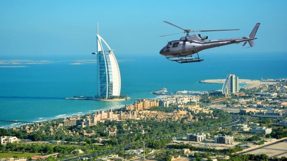 Dubai Helicopter Ride Experience with Private Transfers