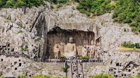 龍門石窟半日遊【含門票+120分鐘深度導覽+藍牙耳機】