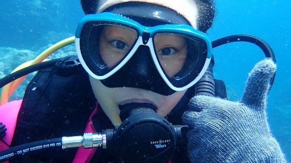 오키나와 블루홀 다이빙 체험 스노클링 / 자유다이빙 / 자격증 과정 / 인어 다이빙 (1시간) 중국어 강사, 인생샷 제공, 호텔 픽업 포함