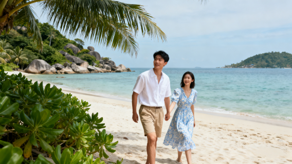 泰國蘇梅島旅拍【跟拍攝影親子照情侶閨蜜兒童跟拍家庭旅拍】