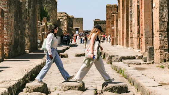 Sorrento: Tur Setengah Hari Berpemandu ke Pompeii dengan Akses Prioritas