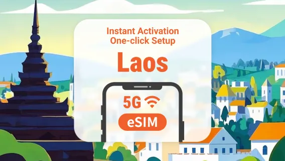 Laos 5G eSIM | ChatGPT | 1–30 giorni | QR istantaneo