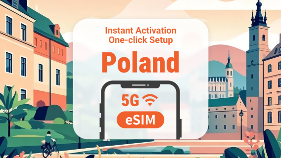 5G eSIM Ba Lan Plus | Mạng địa phương, không Roaming | Hỗ trợ truy cập ChatGPT | 1–30 ngày | Mã QR tức thì