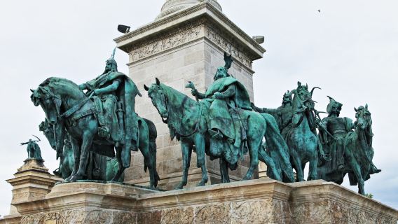 Solo Trip to Heroes' Square, Fisherman's Bastion, Buda Castle, and Parliament Building in Budapest, Hungary