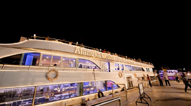 曼谷夜遊湄南河奧朗卡號-Alangka Cruise【暹羅天地碼頭】
