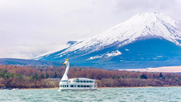 [Small Group of 9] 1-day Tour from Tokyo to Mount Fuji: Swan Boat/KabaBus Experience!