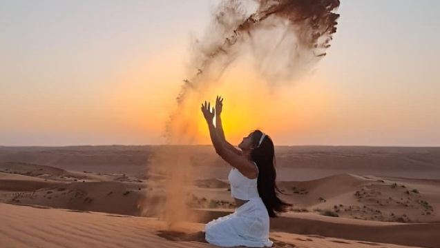 Private Full Day Wadi Bani Khalid With Watching Desert Sunset