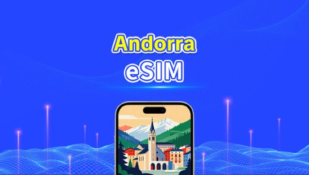 Andorra eSIM | Højhastighedsdata | 5G/4G | Daglig pakke/datapakke | 24 timers fakturering | 1-30 dage | QR-kode