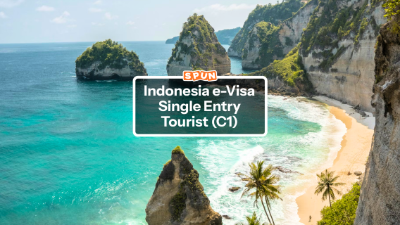 Indonesia E-Visa Single Entry Tourist (C1) | 60 Days | Refundable