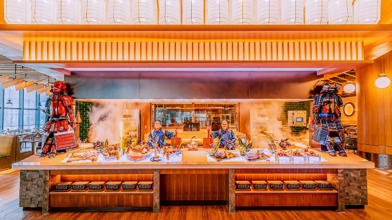 ร้านอาหารบุฟเฟ่ต์ Sailor ที่โรงแรม Chimelong Spaceship จูไห่ อาหารเช้า-เย็น บัตรบุฟเฟ่ต์สำหรับ 1/2/3 ท่าน