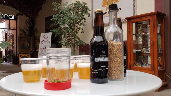 Puebla: Tour de cerveza artesanal en San Andrés Cholula en tranvía