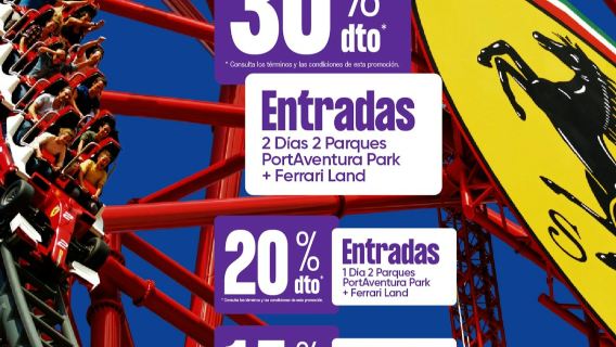 PortAventura World i Ferrari Land: Bilet wstępu
