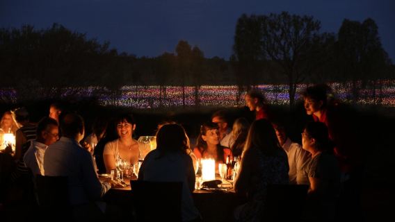 Uluru Field of Light + Sounds of Silence 3-Course Dinner (Including Hotel Transfers)