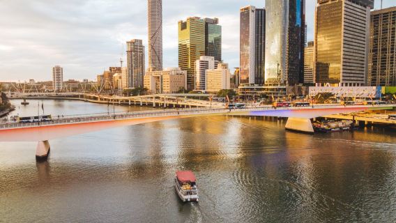kapal pesiar Brisbane 3,5 jam dengan makan siang - River City Cruises