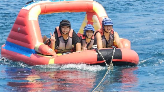 Penghu Jibei Island: Round Trip Boat Ticket, Water Activities & E-Scooter Adventure