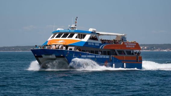 Santa Pola: Katamaran-Kreuzfahrt nach Tabarca mit Unterwassersicht