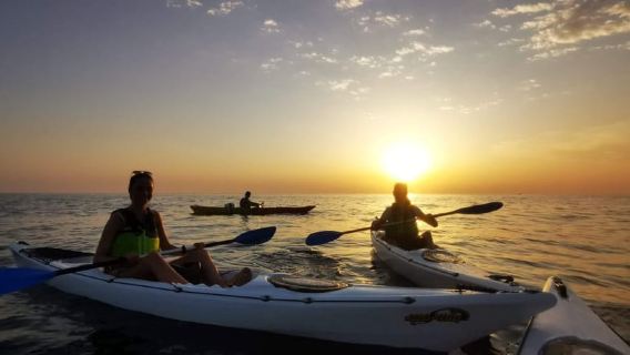 Poreč: Sea Kayaking Sunset Tour