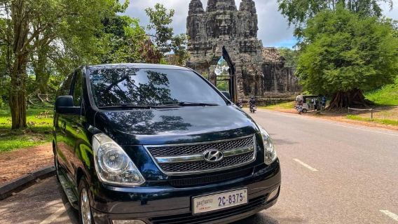 Privater Transfer von Bangkok nach Siem Reap Auto - Minivan