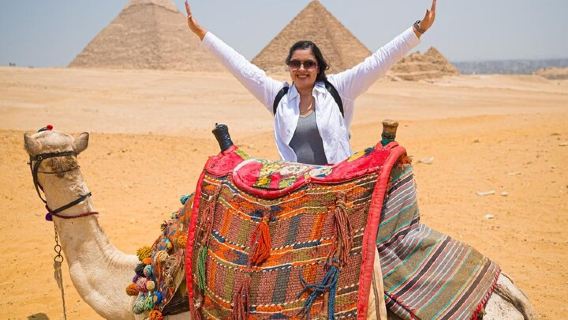 Pirámides de Giza y Esfinge privadas con opción al Gran Museo Egipcio