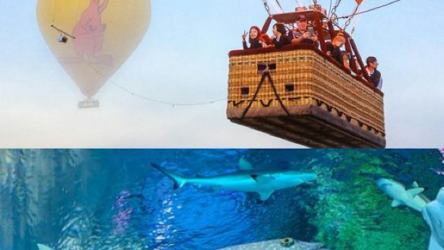 凱因斯：熱氣球飛行 + 接送 + 點心 + 選購活動