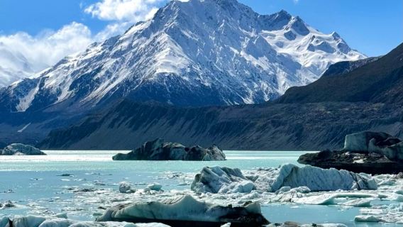 紐西蘭庫克山+塔曼斯冰川+普卡基湖一日遊【皇后鎮來回】