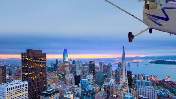 San Francisco: tour privato di 1 ora nella baia degli aerei