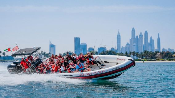 두바이 스피드보트 투어 - 트루 스크림 - 트루 어드벤처 - 마리나, 팜, 주메이라 & 부르즈 알 아랍