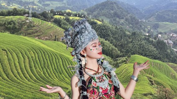 Tour di un giorno a Guilin con terrazze di riso di Longji, villaggio di Ping'an Zhuang e villaggio di Jinkeng Dazhai [piccolo gruppo | tour privato]