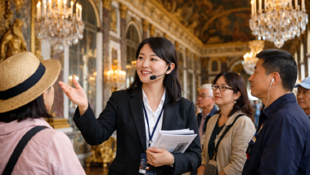 Paris, Perancis | Penerangan Berpandu Rasmi dalam Bahasa Cina di Istana Versailles | Masuk dengan Laluan Pantas | Boleh Tempah untuk Satu Orang