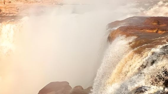 Lawatan Sehari ke Air Terjun Hukou Shanxi + Menara Feiyun (Boleh Ditukar dengan Tebing Tangga Besar Sungai Kuning) [Pergi-Balik dari Yuncheng]