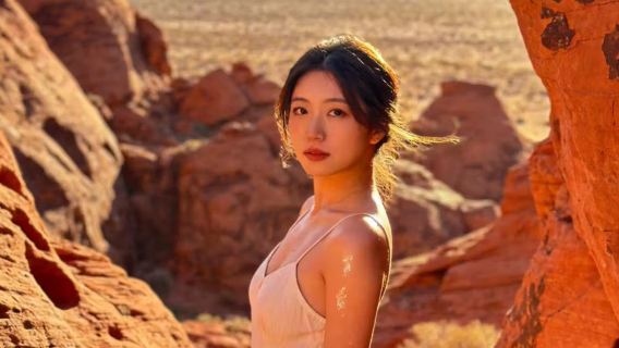 Las Vegas pergi-balik: Lembah Api + Kawasan Perlindungan Negara Ngarai Batu Merah