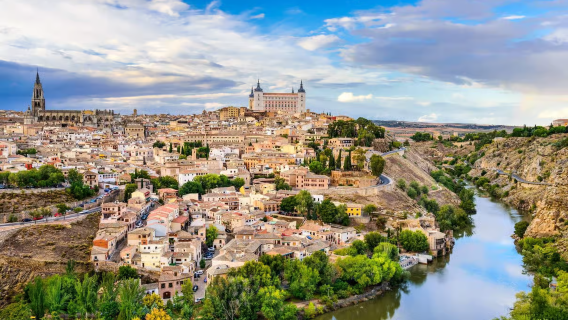 Round-trip 1-day tour to old town of Toledo from Madrid, Spain (cathedral of Toledo optional)
