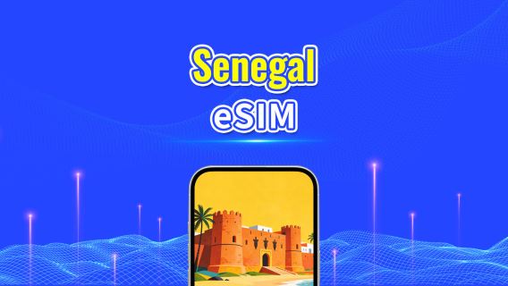 Senegal 4G eSIM   | Daglig/total datapakke | 1–30 dage | 24-timers fakturering | QR-kode