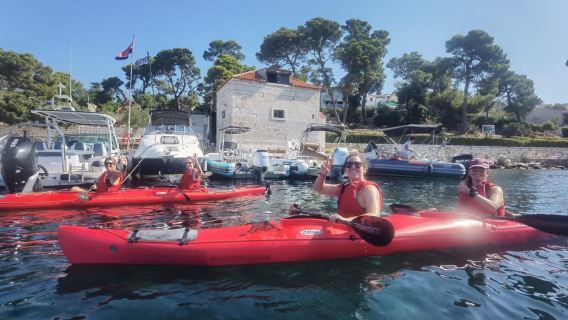 Hvar: Pakleni Islands Guided Kayak Tour with Snorkeling