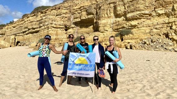 Morning Beach Yoga in Lagos by el Sol Lifestyle