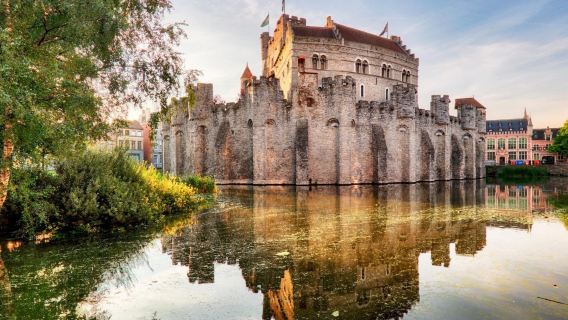 Belgium Gent - Jambatan Saint Michael - Istana Gravensteen - sewaan peribadi bahasa Cina - Pelancongan Santai