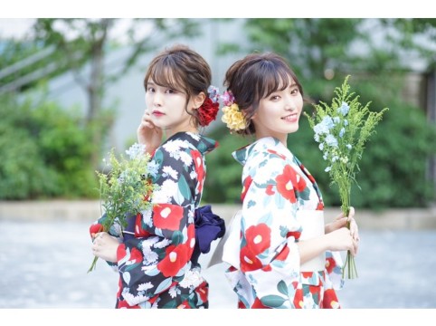 東京 新宿 ヘアセット付き 浴衣一式レンタル着付けプラン 雨の日は雨傘無料貸出しあり 新宿駅より徒歩１分 Trip Com