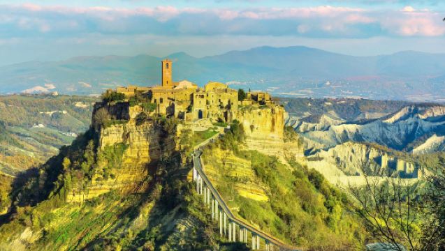 Itali: Lawatan Sehari dari Rom | Bandar di Langit | Bandar Lama Civita di Bagnoregio | Boleh Disesuaikan※