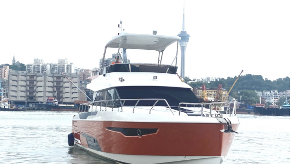 【廣州遊艇出海】廣州長州島遊艇碼頭65英尺全新豪華三層飛橋遊艇包船出海+贈送水果飲料+遊艇ktv