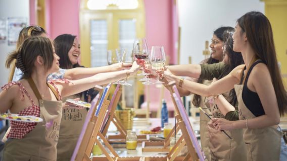 Workshop Terapeutico di Art Jamming di Paintblush Singapore