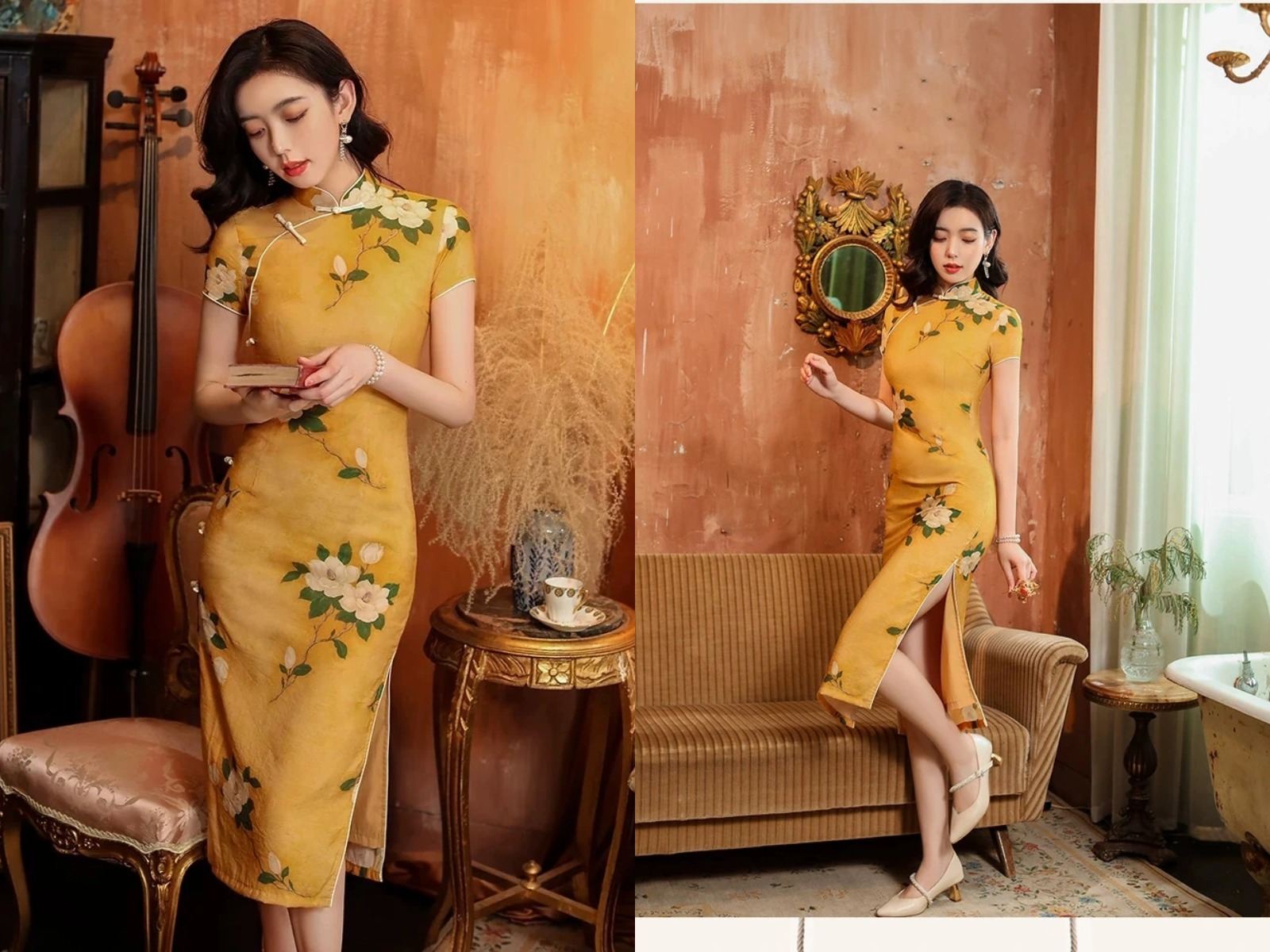 Cheongsam Experience at The Bund in Shanghai (Cheongsam Rental + Optional Hanfu Experience with Makeup + Optional 1-Hour Outdoor Photoshoot + Diverse Exquisite Costumes + Premium Service)