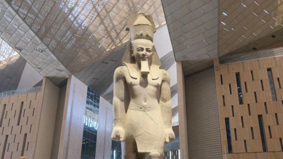 Cairo day tour: The Egyptian Museum in Cairo + Giza Pyramids + The Cave Church + Khan el-Khalili Bazaar