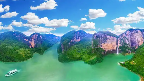 『8人/12人/獨立團』恩施地心谷+蝴蝶崖一日遊純玩市區接送