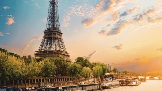 Paris One Day Tour | City Sightseeing-Seine Cruise and Eiffel Tower 2nd Floor