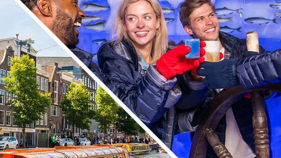 Amsterdam: Canal Cruise & XtraCold Icebar