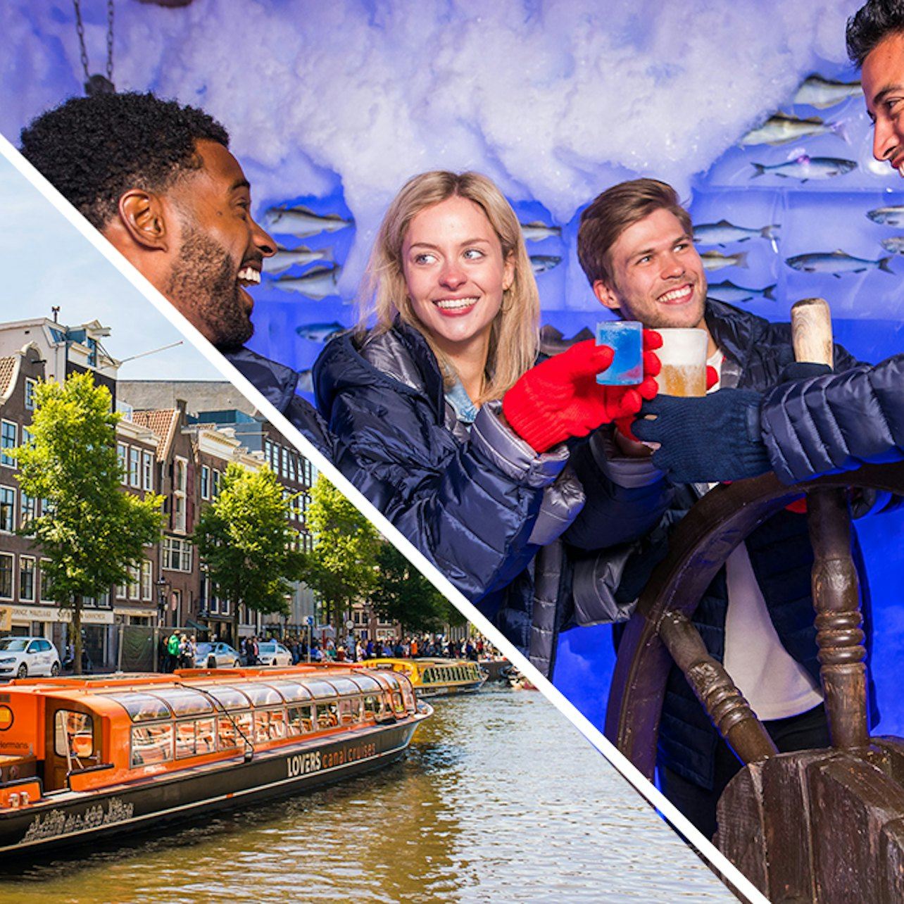 Amsterdam: crociera sui canali e XtraCold Icebar