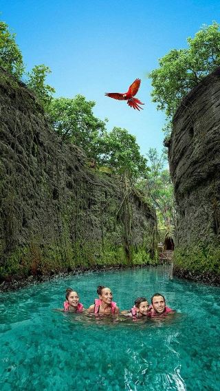 Cancun, Mexico Xcaret Plus eco-cultural park 1-day tour with lunch and transportation