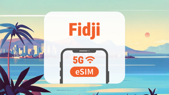 Fidji eSIM | IA & TikTok | 1–30 Jours | Code QR